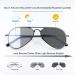 Miryea Photochrome Progressive Multifocus Reading Glasses - UV Protection Multifocal Transition Sunglasses for Men & Women - Black 3.0x - Buy Online on GoSupps.com