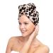 Kitsch Leopard Quick Dry Microfiber Hair Towel - Fast Drying & Stylish - Buy Online on GoSupps.com