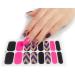 Pattern Semi Cured Gel Nail Polish Strips Full Nail Wraps Nail Polish Stickers Self-Ashesive Nail Art Nail Polish Strips for Women Valentines Day Ze0098 - Buy Online on GoSupps.com