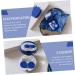 Buy Healeved Contact Lens Solution Bottle - 10pcs Color Makeup Container - Plastic Organizer Box for Travel - Blue Cosmetic Holder with Tweezers - Buy Online on GoSupps.com