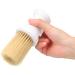 Soft Hair Neck Duster Brush with Talcum Powder Press Salon & Travel Styling Tool for Fine & Soft Hair (White) - Buy Online on GoSupps.com