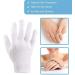 Cotton Moisturizing Gloves for Overnight Bedtime | Premium Quality for Eczema, Dry & Sensitive Skin | Spa Therapy | 2 Pairs - Buy Online on GoSupps.com