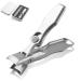 Neyared German Nail Clippers Anti Splash Stainless Steel Portable Ultra Sharp Sturdy Nail Clippers for Men Seniors