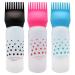 Poupangke 3 Oil Scalp Applicator Oil Applicator for Hair Dye Hair Oiling Applicator Bottle Hair Dye Brush Bottle for Hair Dyeing
