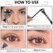 gootrades Lot de 2 brosses mascara pour des effets naturels relev s et am liorer les cils inf rieurs fibre synth tique application lisse sans traces agglom ration mascara facile utiliser sur Lot de 2 brosses mascara noires - Buy Online on GoSupps.com