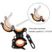 Bicycle Flashlight Mount - 2 Pack Bike Light Clamp for Secure & Easy Attachment | International Shipping Available - Buy Online on GoSupps.com