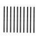 FOMIYES 100pcs Disposable Eyeliner Applicator Black Fiber Brush Practical Sticks Head Eye Makeup Stickblack