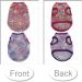 2 Pcs Warm Pet Shirt Footprints Pattern Pet Plush Pullover Soft Dog Plush Warm Hoodies Coat Apparel for Rabbit Cat Kitten Dog Puppy (XXS) - Buy Online on GoSupps.com