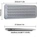 Silicone Heat Resistant Mat Pouch for Hot Hair Tools | 28.5cm Height x 14cm Width | Grey - Buy Online on GoSupps.com