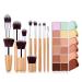 Roseflower 12 Colors Foundation Concealer Palette+ 11 Makeup Brush Professional Makeup Highlight & Contour Pro Palette Cosmetics Creme Contours Kit Fallable Matt and For Helle & Dark Haut #4