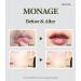 MONAGE Korean Beauty Tinted Lip Balm & Nourishing & Moisturizing Lip Care Made from 100% Natural Ingredients Organic Moisturizer for Dry Cracked Lips Natural Red from Nature Raum 0.38 Ounce - Buy Online on GoSupps.com
