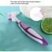 Portable Denture Cleaning Brush - 2pcs Double Sided Brush with Multi-Layered Bristles - Buy Online on GoSupps.com