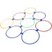 Hopscotch Hoop Plastic Material Hand Foot Coordination 10PCS Sensory Training Hoops Balance Exercise Free Combination for Daily Entertainment L 24x15mm - Buy Online on GoSupps.com