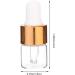 Beaupretty 100ml Glass Drip Bottle - Empty Eye Drop & Tincture Bottles Perfume & Travel Liquid Containers - Buy Online on GoSupps.com