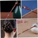 DRESSOOS 1pc Hanfu hairpin Hair Stick Pin japanese hair sticks leaf hair stick kimono antique retro hair stick japandi decor red decor Classical Hair Chopsticks alloy vintage brass - Buy Online on GoSupps.com