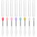 Unaone Silicone Lip Brushes, 8 PCS Makeup Beauty Lipstick Brushes with Cap Lip Applicator Brushes for Lipstick Lip Gloss Lip Mask Eyeshadow Multi-colored