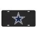 FANMATS 33611 Dallas Cowboys 3D Black License Plate