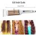 Ceramic Hair Crimper Iron 3 Barrel 0.6 inch Perm Curls Hair Waver - Valentines Mothers Day Gift for Women - Buy Online on GoSupps.com
