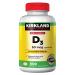Kirkland Signature Extra Strength Vitamin D3 2000 I.U. 600 Softgels Bottle