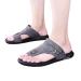 Lfzhjzc Mens Bunion Corrector Sandals Foot Correction Flip Flops Bunion Splints Slippers for Pain Relief Hallux Valgus Bunion Symptoms (Color : Gray Size : 7.5) 7.5 Gray