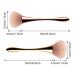Buy No LIFE 2PC Large Head Makeup Brush Set | Jumbo Fluffy Round Blush & Kabuki Brushes for Flawless Contouring & Blending | International Shipping Available - Buy Online on GoSupps.com