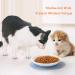 Ceramic Cat Food Plates and Wide Bowls for Stress-Relief Whisker Fatigue | Cat Feeding Dishes in White & Black - Buy Online on GoSupps.com