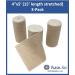 Elastic Bandage with Hook & Loop Closure - No Clips Needed | Pack of 3 (4-Inch) - Best for Injury Recovery | International Shipping Available - Buy Online on GoSupps.com