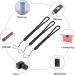 5PCS Adjustable Nylon Wrist Lanyard Set for Cell Phone, Camera, GoPro - Black - Buy Online on GoSupps.com