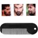 Beard Comb Metal Fine Comb Tooth Portable Mini Pocket Styling Beard Cleaning Comb for Thinner Hair Beard Attractive Processed - Buy Online on GoSupps.com