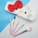 5PCS Kitty Makeup Brush Set with Cat Headband - Professional Cosmetic Tool Kit for Young Girls & Women | Best Gift for Makeup Lovers - Buy Online on GoSupps.com