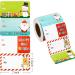 Christmas Tags Gift Tag Stickers for Gifts 500Pcs Self Adhesive Stickers Gift Tags Decorations Gift Wrapping Presents Labels for Gift Bags Cards Envelope Decals Birthday Wedding Holiday Decor (snowman) - Buy Online on GoSupps.com