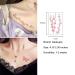 3D Pink Cherry Blossom Flower Temporary Tattoos for Women - Waterproof Body Art Stickers for Neck, Arm, Wrist & Hands - Buy Online on GoSupps.com