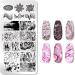Onsinic Stainless Steel Nail Art Stamping Plate Marble Pattern Nail Design Template for Perfect Nail Care - Buy Online on GoSupps.com