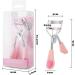 2 Piece Eyelash Pliers Set - Professional Curling Tool with Silicone Refill Pads for All Eye Shapes - Pink & Purple - Buy Online on GoSupps.com