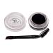 Eyebrow Gel Eyebrow Makeup Waterproof Pomade with Long Lasting with Applicator Brush Natural Look Uniform Perfect Coverage for Travel Sports and Work zwart