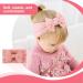 Shop Eihi 4-Piece Baby Girls Headband Set | Nylon Hair Bands for Newborns & Toddlers - 4 Colors Available - Buy Online on GoSupps.com