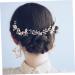 DOITOOL Combs Tiara Bride Comb Flower Girl Hair Accessory Headwear for Women Hair Accessories for Women Hair Comb for Bride Pearl Hair Comb Pearl Comb Headgear Leaves European Style - Buy Online on GoSupps.com