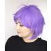 Buy Prettyland Women Men Short Wig Fringed Layered Purple Cosplay - Halloween Costume C157 | International Shipping Available - Buy Online on GoSupps.com