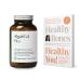 ALGAECAL Bundle Calcium Supplement for Women & Men Vitamin D3 & K2 Magnesium and Book by Lara Pizzorno Healthy Bones Healthy You! to Increase Bone Health 1-Month Supply