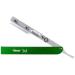 FOCUS SLIM AL R28-2.Razor from Bart Hand Free for half -mask Lametta.Body aluminum opening Istantanea.Easy from Taschino.(Green)