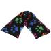 Microwavable Unscented Wheat Bags Printed Fleece Microwave Heat Pack for Back Neck Joints and Shoulder Pain Relief 44cmx13cm (Paw Black) Unscented (44cmx13cm) Printed Fleece - Paw Black