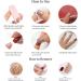 24 PCS White French Tip Press on Nails Pink False Nails | Glossy Square Fake Nails for Women | Full Cover Stick on Nails - A Style - Buy Online on GoSupps.com
