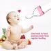 Baby Food Feeder Fresh Food - 2 Pack Fruit Feeder Pacifier Set | Silicone Pacifiers & Teething Toy | Baby Food Dispensing Spoon | Teether Feeding Set (Light Pink) - Buy Online on GoSupps.com