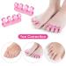 Molain 4Pcs Washable Toe Separators for Pedicure - Nail Polish Application, Style E - Buy Online on GoSupps.com