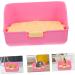VANZACK Box Rabbit Toilet Pet Toilet Little Pig Pee Toilet Pet Drawer Potty Rabbit Potty Pet Supply Pet Pee Toilet Bunny Toilet Pet Potty Bunny Potty Pet Litter Tray Pet Training Corner 28.5X23.5X15.5CM Pink - Buy Online on GoSupps.com