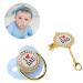 Premium Silicone Rhinestone Pacifier for Babies 6-18 Months | Safe & Funny Design | Teething Relief (Blue) - Buy Online on GoSupps.com