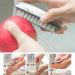 Stainless Steel Hand and Nail Brush Cleaner - Odor Eliminating Scrubbing Brush for Fingernail and Toe Cleaning - Silver (1 PCS) - Buy Online on GoSupps.com