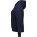 GANT Women's Reg Printed Graphic Zip Hoodie - Evening Blue | International Shipping Available - Buy Online on GoSupps.com