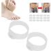 Filfeel Magnetic Toe Rings - 10 Pairs Silicone Weight Loss Patch for Women - Highly Elastic & Soft - Transparent White - Buy Online on GoSupps.com