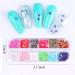 Kalolary 3D Butterfly Nail Art Glitter Sequins - Colorful Holographic Foil Debris for Women's Nail Decoration - Buy Online on GoSupps.com